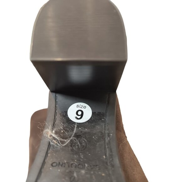 Bandolino Ollia Tall Suede Leather Block Heel Boot Women's size 9 - Picture 10 of 13